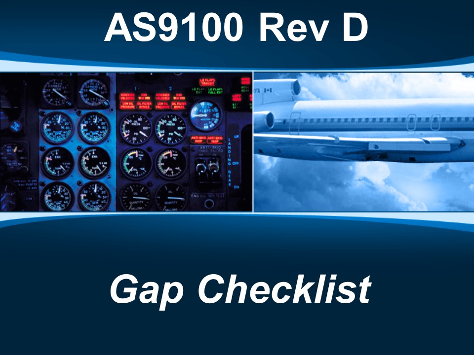 AS9100d Gap Checklist