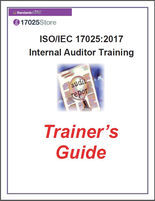 17025:2017 Internal Auditor Training Materials