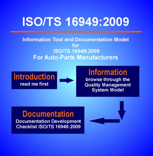 ISO/TS 16949:2009 - Information Tool and Documentation Model for Quality Systems for Auto-Parts Manufacturers (Download)